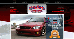 Desktop Screenshot of mariosautodetail.net