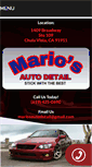 Mobile Screenshot of mariosautodetail.net